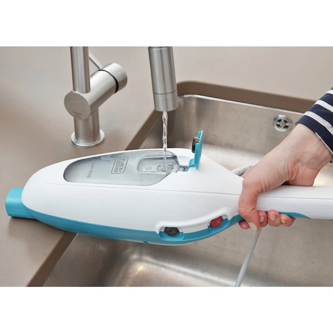 Vadrouille à Vapeur Classic De Black & Decker, 11,5 Po, Blanc 7 Vadrouille à Vapeur Classic De Black & Decker, 11,5 Po, Blanc – Image 5