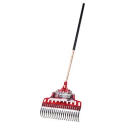 Balai à Gazon Garant En Acier, 20 Po, Rouge