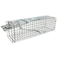 Piège De Type Cage ECKO De Taille Moyenne En Acier Galvanisé 25,22 X 8,22 X 8,14 Po