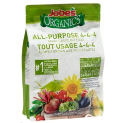 Engrais Tout-usage Jobe's, éléments Nutritifs De 4-4-4, Aliment En Granules Pour Plantes, 8 Lb