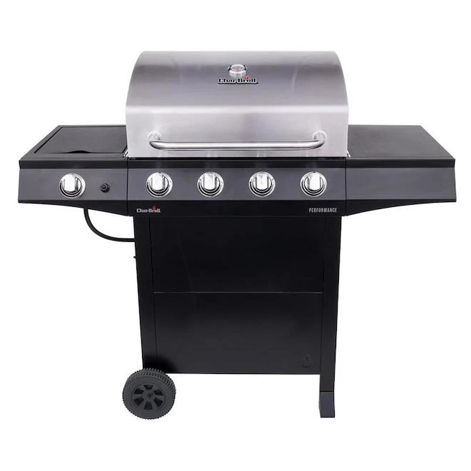 Barbecue Char-Broil Performance Gaz Propane De 550 Po² à 4 Brûleurs, Noir De 32 000 BTU 3 Barbecue Char-Broil Performance Gaz Propane De 550 Po² à 4 Brûleurs, Noir De 32 000 BTU