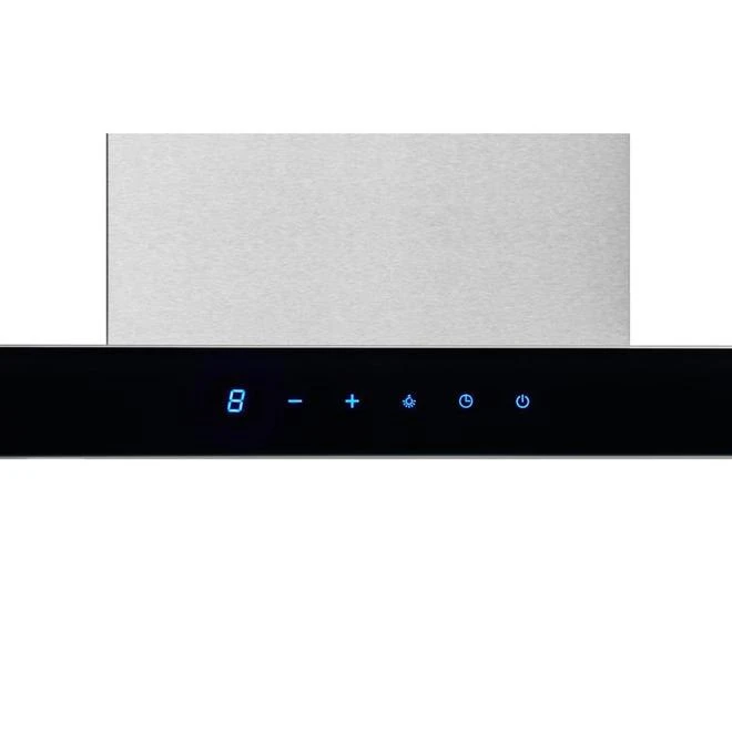 Hotte De Cuisine Style Murale Style Cheminée Par Broan De 30 Po Convertible En Acier Inoxydable/vitrée Noire 4 Hotte De Cuisine Style Murale Style Cheminée Par Broan De 30 Po Convertible En Acier Inoxydable/vitrée Noire – Image 2