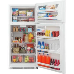 Réfrigérateur à Porte Battante Réversible Et à Congélateur En Haut Frigidaire, Poignée Encastrée, 18 Pi³, 30 Po, Blanc -Outsunnies Boutique 10355212c L