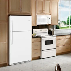 Réfrigérateur à Porte Battante Réversible Et à Congélateur En Haut Frigidaire, Poignée Encastrée, 18 Pi³, 30 Po, Blanc -Outsunnies Boutique 10355212e L