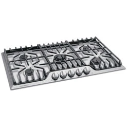 Surface De Cuisson Au Gaz Frigidaire Pro, 5 Brûleurs, 36 Po, 18 200 BTU, Acier Inoxydable 8 Surface De Cuisson Au Gaz Frigidaire Pro, 5 Brûleurs, 36 Po, 18 200 BTU, Acier Inoxydable -Outsunnies Boutique 10355417c L