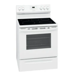 Cuisinière électrique Blanche Autoportante Frigidaire, Surface De Cuisson Vitrocéramique 5 éléments, Normes CSA, 5,3 Pi³ -Outsunnies Boutique 10355495b L