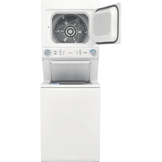Laveuse-sécheuse Tout-en-un Frigidaire, Haute Performance, 4,5 Et 5,6 Pi³, 27 Po, Blanc 6 Laveuse-sécheuse Tout-en-un Frigidaire, Haute Performance, 4,5 Et 5,6 Pi³, 27 Po, Blanc – Image 4