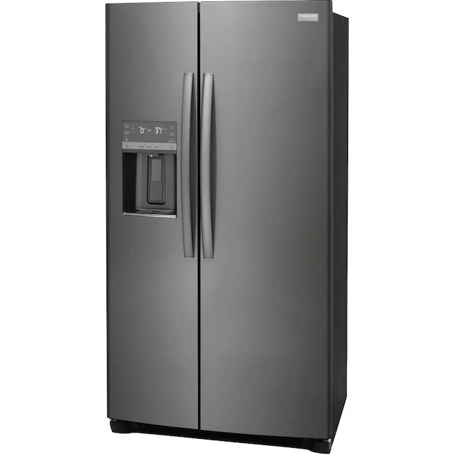 Refrigérateur Côte à Côte 36 Po Frigidaire, Acier Inoxydable Noir, Distributeur D'eau 5 Refrigérateur Côte à Côte 36 Po Frigidaire, Acier Inoxydable Noir, Distributeur D'eau – Image 3
