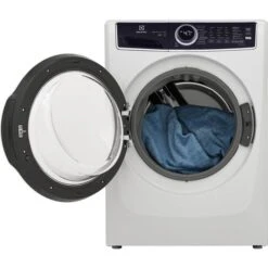 Laveuse à Chargement Frontal Electrolux Superposable Porte Battante Réversible 5,2 Pi3 Blanc -Outsunnies Boutique 10355598c L