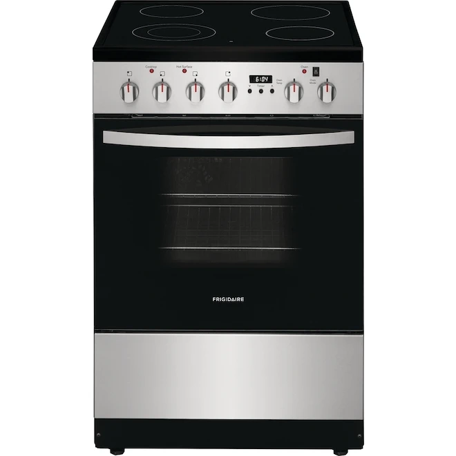 Cuisinière électrique Autoportante De 24 Po Avec Cuisson à Convection De Frigidaire, Acier Inoxydable 3 Cuisinière électrique Autoportante De 24 Po Avec Cuisson à Convection De Frigidaire, Acier Inoxydable
