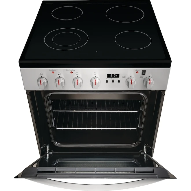 Cuisinière électrique Autoportante De 24 Po Avec Cuisson à Convection De Frigidaire, Acier Inoxydable 7 Cuisinière électrique Autoportante De 24 Po Avec Cuisson à Convection De Frigidaire, Acier Inoxydable – Image 5
