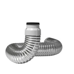 Conduit Flexible Imperial, 4 Po Dia. X 2 Pi L., Aluminium, Non-isolé