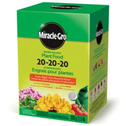 Engrais Tout Usage Miracle-Gro, Hydrosoluble, 20-20-20, 1,5 Lb