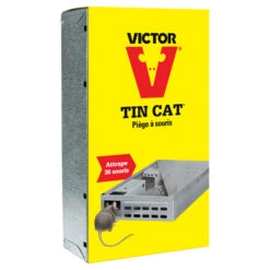 Piège à Souris Tin Cat Victor En Métal, Jusqu'à 30 Souris