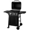 Barbecue Grill Chef Gaz Propane De 20 000 BTU à 2 Brûleurs, Noir -Outsunnies Boutique 14945018 L