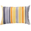 Coussin Décoratif Pour Patio, Polyester, 12x18", Bandes Jaunes -Outsunnies Boutique 15465343 L