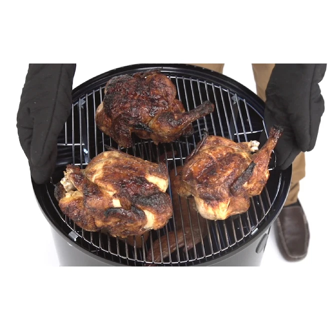 Fumoir Smokey Mount De Weber, Acier émaillé, 481 Po², Noir 6 Fumoir Smokey Mount De Weber, Acier émaillé, 481 Po², Noir – Image 4