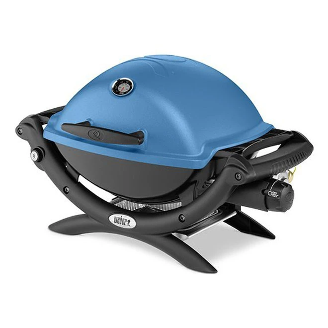 Barbecue Portatif Au Gaz Propane Liquide, Weber Q1200, 189 Po², Bleu 4 Barbecue Portatif Au Gaz Propane Liquide, Weber Q1200, 189 Po², Bleu – Image 2