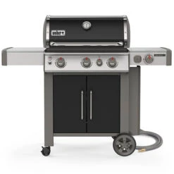Barbecue Weber Genesis II E-335 Gaz Naturel De 39 000 BTU à 3 Brûleurs, Noir