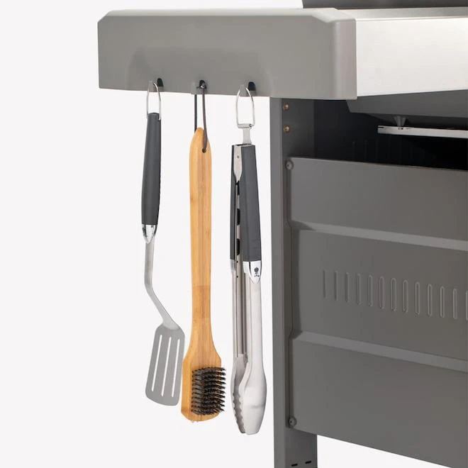 Barbecue Weber Genesis II S-335 Gaz Naturel 39000 BTU 3 Brûleurs, Acier Inoxydable 5 Barbecue Weber Genesis II S-335 Gaz Naturel 39000 BTU 3 Brûleurs, Acier Inoxydable – Image 3