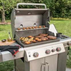 Barbecue Weber Genesis II S-335 Gaz Naturel 39000 BTU 3 Brûleurs, Acier Inoxydable 11 Barbecue Weber Genesis II S-335 Gaz Naturel 39000 BTU 3 Brûleurs, Acier Inoxydable -Outsunnies Boutique 15895211e L