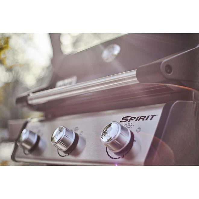 Barbecue Weber Spirit E-315 Gaz Naturel 30000 BTU 3 Brûleurs, Noir 5 Barbecue Weber Spirit E-315 Gaz Naturel 30000 BTU 3 Brûleurs, Noir – Image 3