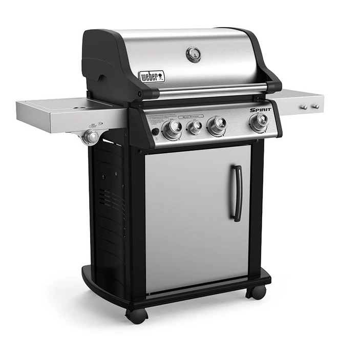 Barbecue Weber Spirit SP-335 Gaz Naturel 32000 BTU 3 Brûleurs, Acier Inoxydable 4 Barbecue Weber Spirit SP-335 Gaz Naturel 32000 BTU 3 Brûleurs, Acier Inoxydable – Image 2