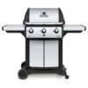 Broil King Barbecue Au Gaz Propane Signet 320, 40000 BTU 3 Brûleurs, Acier Inoxydable -Outsunnies Boutique 16666411 L