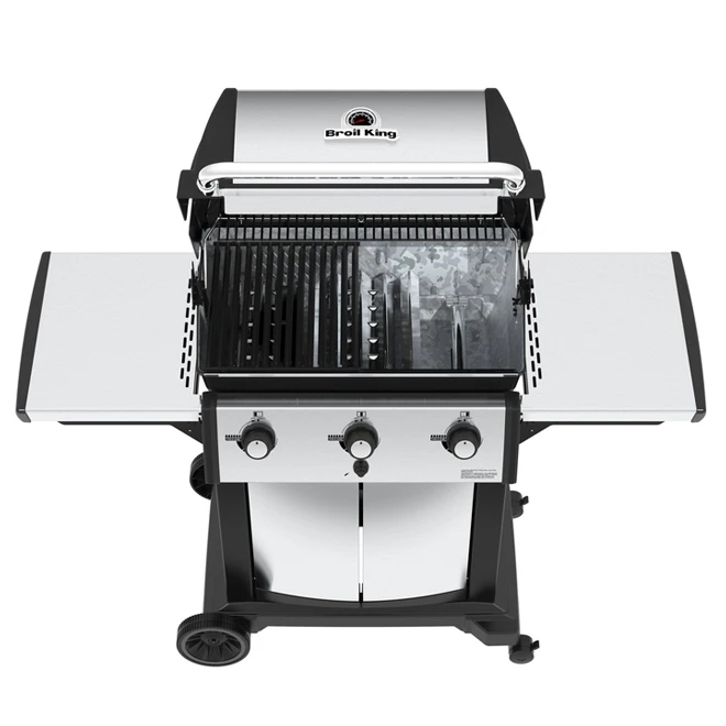 Broil King Barbecue Au Gaz Propane Signet 320, 40000 BTU 3 Brûleurs, Acier Inoxydable 7 Broil King Barbecue Au Gaz Propane Signet 320, 40000 BTU 3 Brûleurs, Acier Inoxydable – Image 5