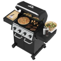 Barbecue Broil King Crown 420 Gaz Propane De 40 000 BTU, 4 Brûleurs, Noir -Outsunnies Boutique 16666462e L