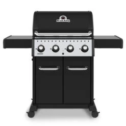 Barbecue Broil King Crown 420 Gaz Naturel De 40 000 BTU, 4 Brûleurs, Noir