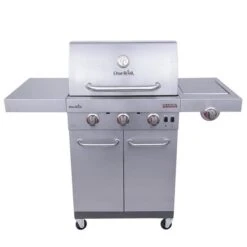 Barbecue Char-Broil Commercial Propane/gaz Naturel 25500 BTU 3 Brûleurs, Acier Inoxydable