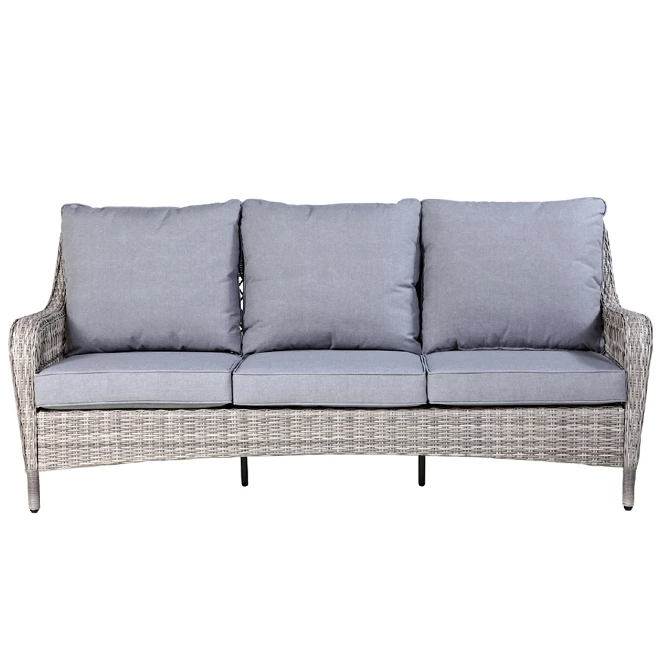 Sofa Pour Patio Parkview Par Allen + Roth, 3 Places, Gris 3 Sofa Pour Patio Parkview Par Allen + Roth, 3 Places, Gris