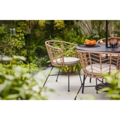 Ensemble Salle à Manger Extérieur Wanderlust Par Allen + Roth Noir, Naturel Et Blanc Cassé, 5 Pcs 9 Ensemble Salle à Manger Extérieur Wanderlust Par Allen + Roth Noir, Naturel Et Blanc Cassé, 5 Pcs -Outsunnies Boutique 20235183c L