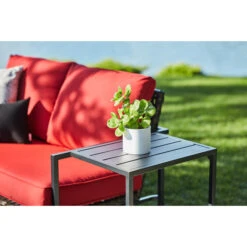 Ensemble De 2 Tables D'appoint D'extérieur Allen + Roth En Acier Noir De 20,08 Po X 26,38 Po 8 Ensemble De 2 Tables D'appoint D'extérieur Allen + Roth En Acier Noir De 20,08 Po X 26,38 Po -Outsunnies Boutique 20235185c L