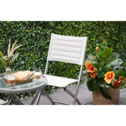 Ensemble Bistro Extérieur Style Selections Avec Cadre En Métal Gris, 3 Pièces -Outsunnies Boutique 20235190c L