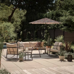 Ensemble De Conversation De Patio Zuri De Allen + Roth De 5 Pièces Avec Cadre En Métal Et Coussins Gris Inclus 7 Ensemble De Conversation De Patio Zuri De Allen + Roth De 5 Pièces Avec Cadre En Métal Et Coussins Gris Inclus -Outsunnies Boutique 20235205c L