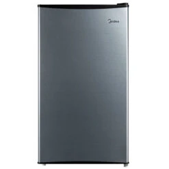 Mini-réfrigérateur Autoportant Midea De 3,3 Pi³ à Profondeur Standard Avec Compartiment Congélateur (acier Inoxydable)
