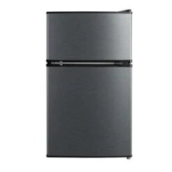 Réfrigérateur Compact Avec Congélateur Supérieur Midea 3,1 Pi³ Acier Inoxydable