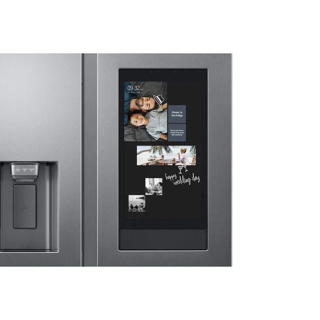 Réfrigérateur Côte-à-côte De Samsung, Profondeur De Comptoir, 21,5 Pi³, FamilyHub(MC), Acier Inoxydable 5 Réfrigérateur Côte-à-côte De Samsung, Profondeur De Comptoir, 21,5 Pi³, FamilyHub(MC), Acier Inoxydable – Image 3