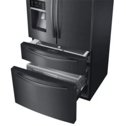 Réfrigérateur Samsung Avec Tiroir FlexZone Et Distributeur D'eau Extérieur, 24,7 Pi³, 33 Po, Acier Inoxydable Noir -Outsunnies Boutique 22945295d L