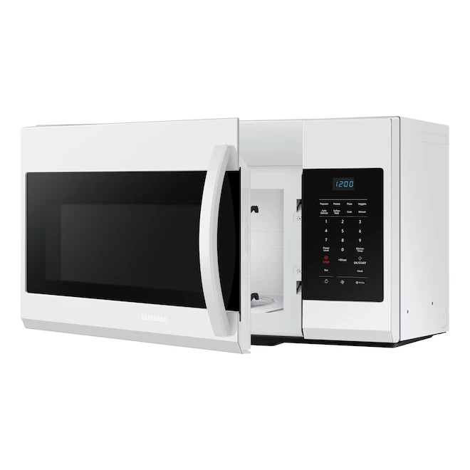 Micro-ondes Blanc Pour Dessus De Cuisinière De Samsung, 1,7 Pi³ 5 Micro-ondes Blanc Pour Dessus De Cuisinière De Samsung, 1,7 Pi³ – Image 3