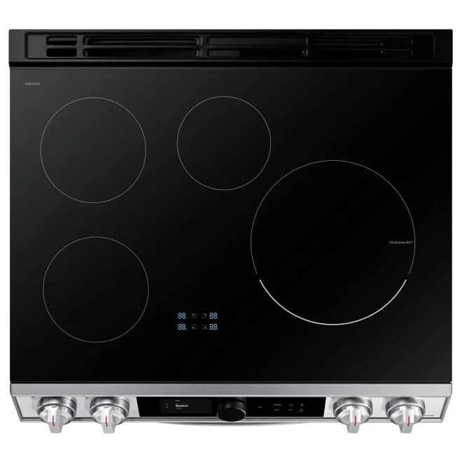 Cuisinière à Induction Encastrée Samsung Avec Friture à Air Et Connectivité Wi-Fi, 30 Po, Acier Inoxydable 4 Cuisinière à Induction Encastrée Samsung Avec Friture à Air Et Connectivité Wi-Fi, 30 Po, Acier Inoxydable – Image 2