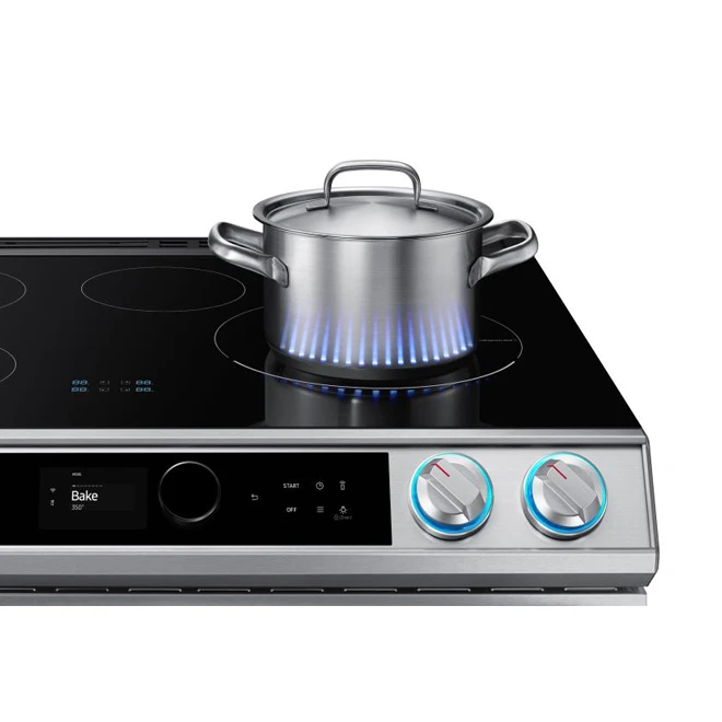 Cuisinière à Induction Encastrée Samsung Avec Friture à Air Et Connectivité Wi-Fi, 30 Po, Acier Inoxydable 6 Cuisinière à Induction Encastrée Samsung Avec Friture à Air Et Connectivité Wi-Fi, 30 Po, Acier Inoxydable – Image 4