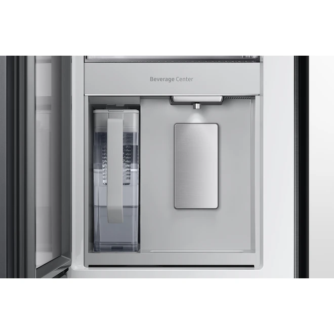 Réfrigérateur Samsung Bespoke, 22,9 Pi³, 4 Portes, Profondeur Comptoir (blanc Personnalisable) 4 Réfrigérateur Samsung Bespoke, 22,9 Pi³, 4 Portes, Profondeur Comptoir (blanc Personnalisable) – Image 2