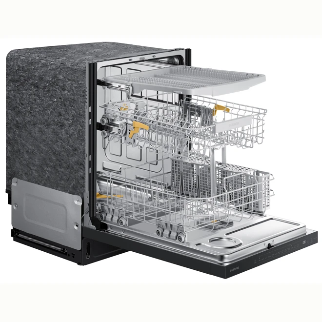 Lave-vaisselle Encastré Samsung De 24 Po, 44 DBA (acier Inoxydable Noir Résistant Aux Empreintes) 6 Lave-vaisselle Encastré Samsung De 24 Po, 44 DBA (acier Inoxydable Noir Résistant Aux Empreintes) – Image 4