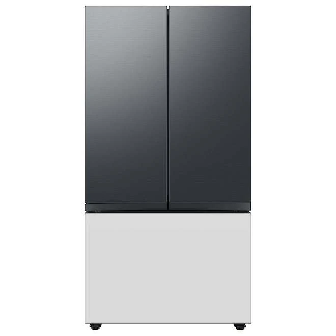 Panneau Supérieur Pour Réfrigérateur à 3 Portes Bespoke Par Samsung, Acier Inoxydable, Noir Mat 4 Panneau Supérieur Pour Réfrigérateur à 3 Portes Bespoke Par Samsung, Acier Inoxydable, Noir Mat – Image 2