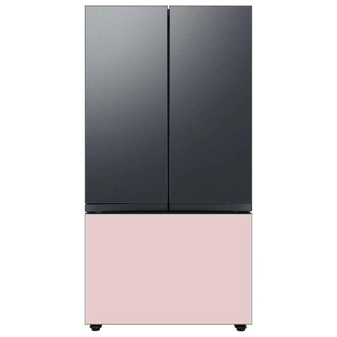 Panneau Supérieur Pour Réfrigérateur à 3 Portes Bespoke Par Samsung, Acier Inoxydable, Noir Mat 6 Panneau Supérieur Pour Réfrigérateur à 3 Portes Bespoke Par Samsung, Acier Inoxydable, Noir Mat – Image 4