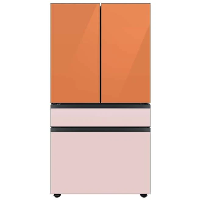 Panneau De Tiroir FlexZone Pour Réfrigérateur à 4 Portes Bespoke Par Samsung, Verre, Rose 7 Panneau De Tiroir FlexZone Pour Réfrigérateur à 4 Portes Bespoke Par Samsung, Verre, Rose – Image 5
