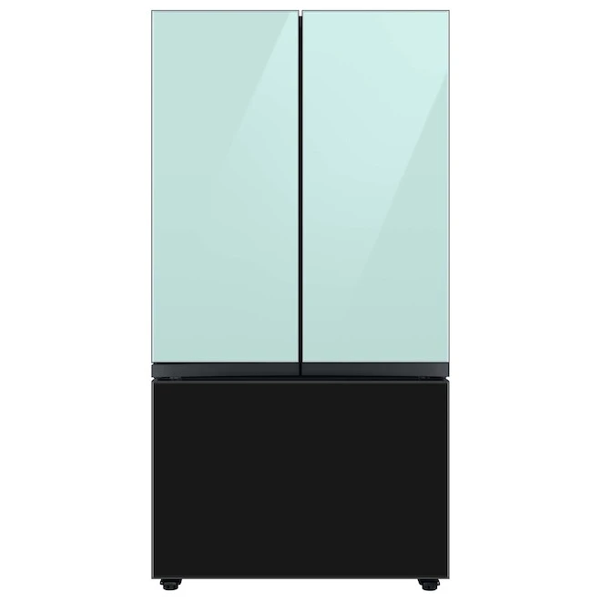 Panneau De Tiroir Inférieur Pour Réfrigérateur à 3 Portes Bespoke Par Samsung, Verre, Charbon 6 Panneau De Tiroir Inférieur Pour Réfrigérateur à 3 Portes Bespoke Par Samsung, Verre, Charbon – Image 4